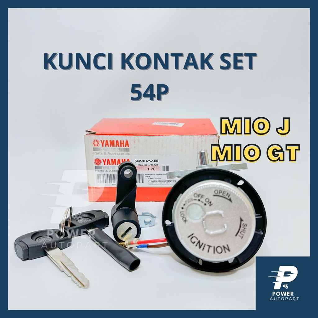 KUNCI KONTAK SATU SET + JOK YAMAHA MIO J, MIO GT KUALITAS ORIGINAL - 54P