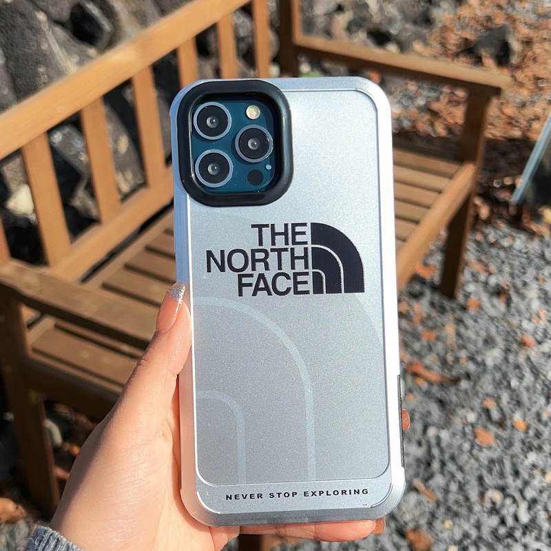 IPHONE Mewah Sederhana Mode North Brand Plating Lensa Frame Case Untuk Iphone14 13 12 11 ProMax Warna Lembut Bumper Shockproof on 14Plus Hard Acrylic Cover