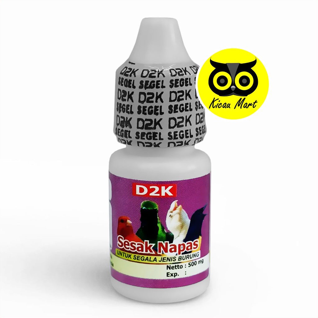 OBAT SESAK NAFAS D2K VITAMIN BURUNG SAKIT NAPAS PENDEK MACET BUNYI LESU SERAK LOVEBIRD MURAI OBTBD2K