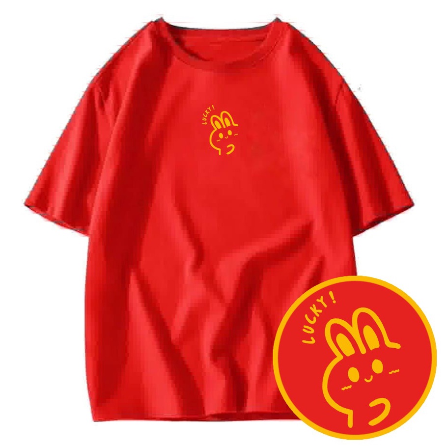 MYSTIQUE.ID - BAJU KAOS LUCKY IMLEK GAMBAR TENGAH