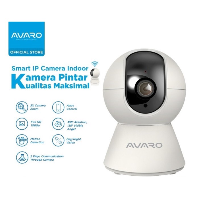 EXCLUSIVE AVARO Smart CCTV WIFI IP Camera CCTV indoor 2MP PTZ NAMPOLL