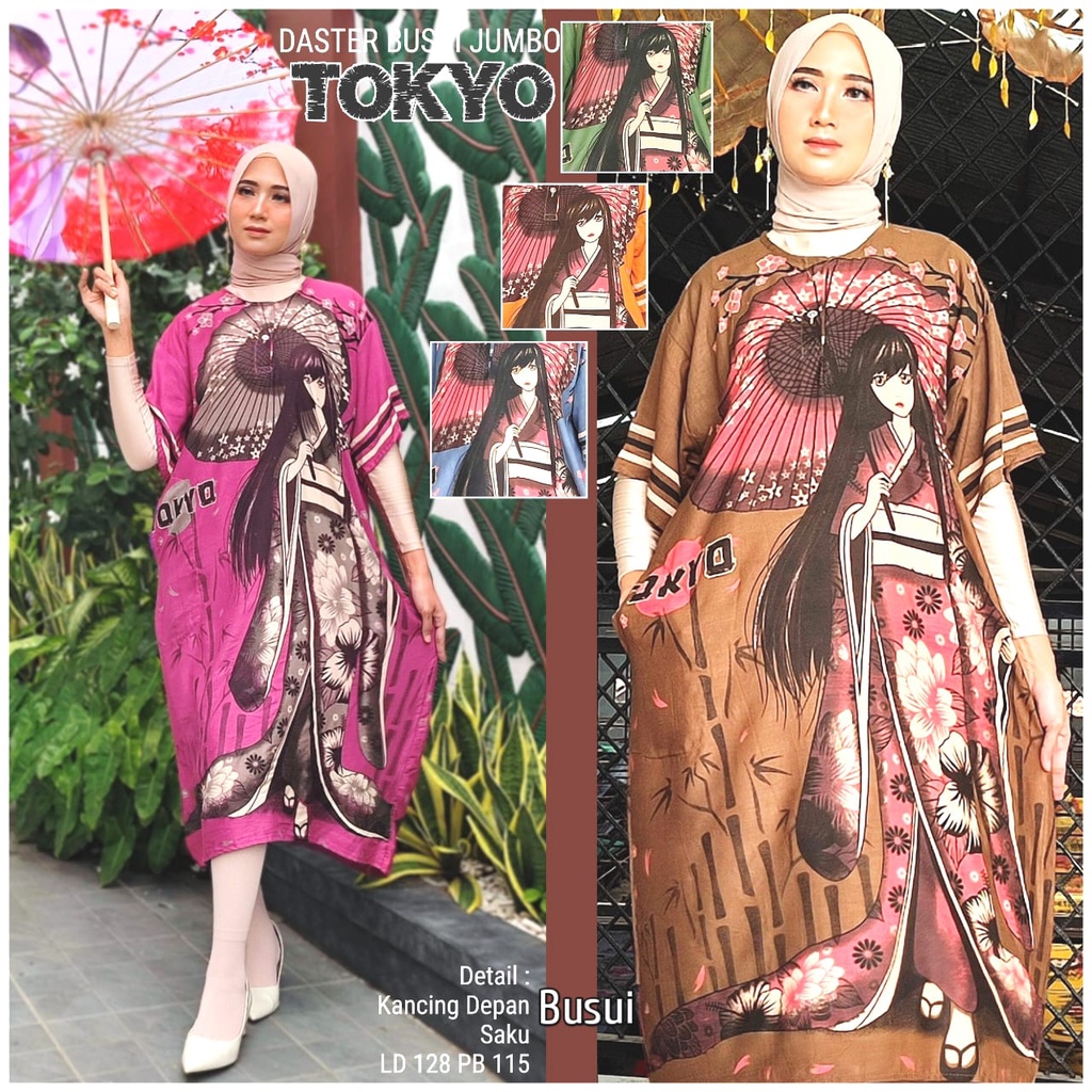 Daster paris Pakaian wanita Motif terbaru