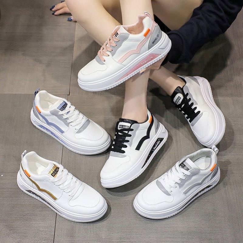 [COD] 2112 Sepatu Wanita Import Sneakers