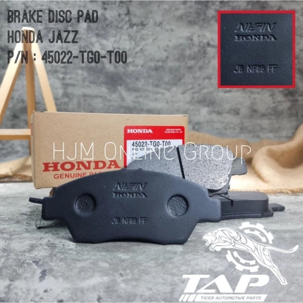 BRAKE PAD - KAMPAS REM DEPAN BRIO / JAZZ (2003-2007) / CIVIC GENIO