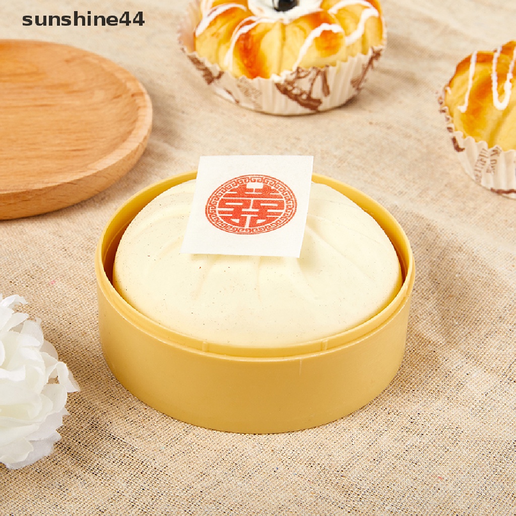 Sunshine 42Pcs Edible Gluous Rice Paper Kukus Roti Stiker Kartun Baking Paper.