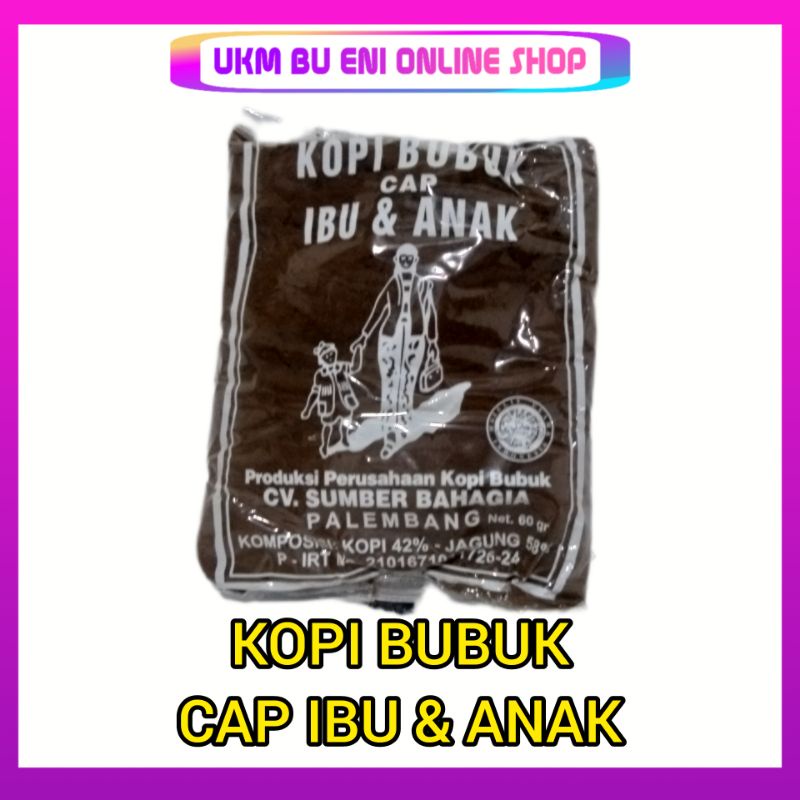 

KOPI BUBUK CAP IBU & ANAK ASLI 60GR