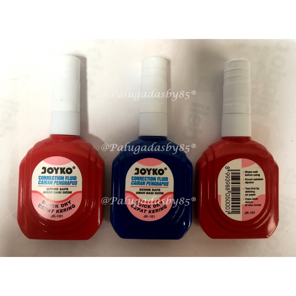 

(1 Biji) Correction Fluid JOYKO JK-101 / Correction Fluid Cairan Koreksi Penghapus Cair Joyko JK-101 / Correction Pen Joyko JK101 / Joyko JK 101