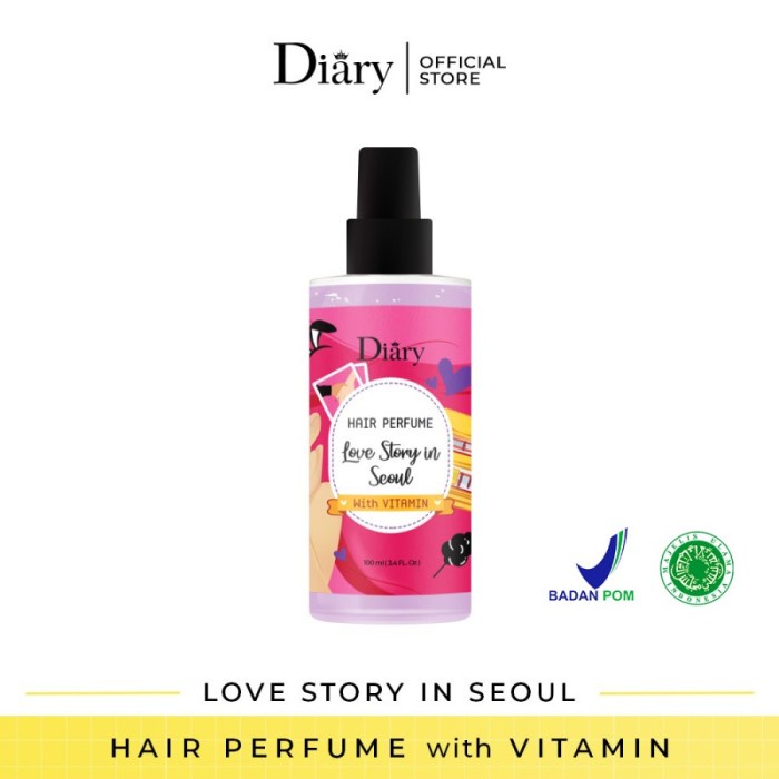 PARFUM RAMBUT DIARY HAIR PERFUME WITH VITAMIN 100ML VITAMIN HAIR SPRING