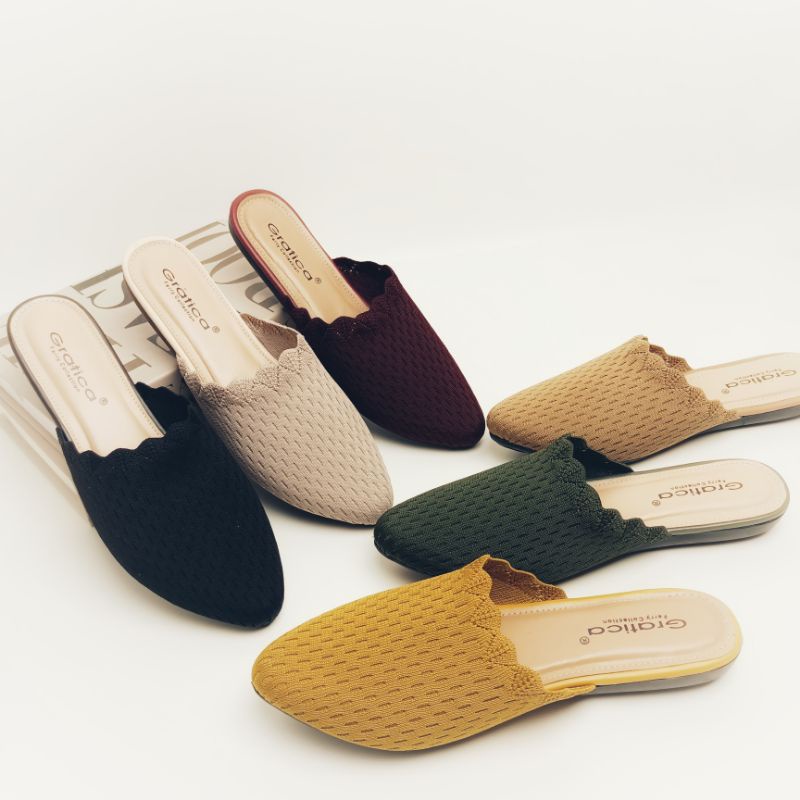 Gratica sepatu sendal rajut Andini AW.14