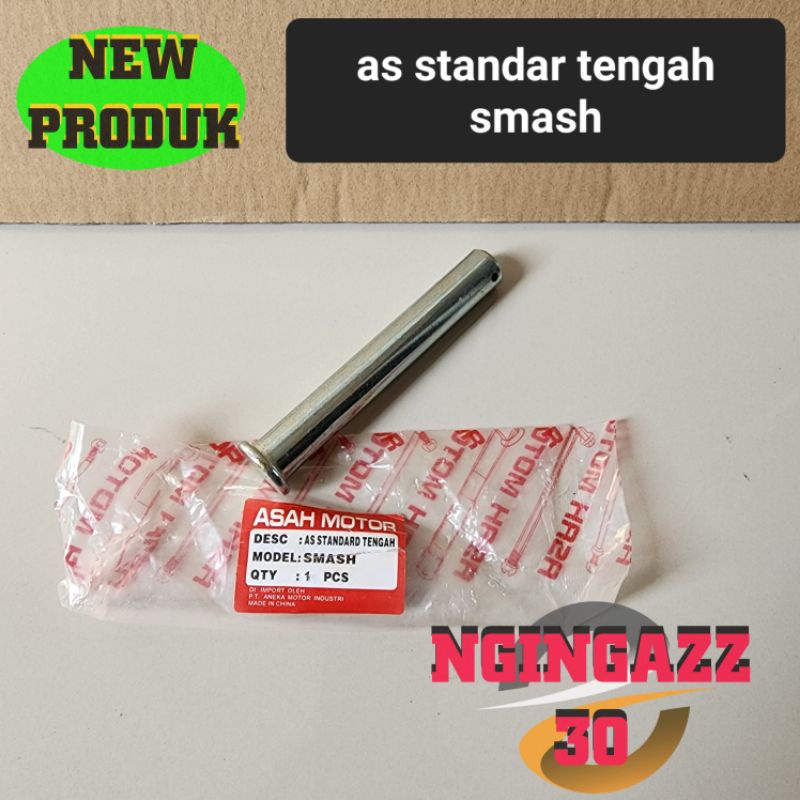 standar tengah dan samping smash 110 smash new lengkap warna hitam