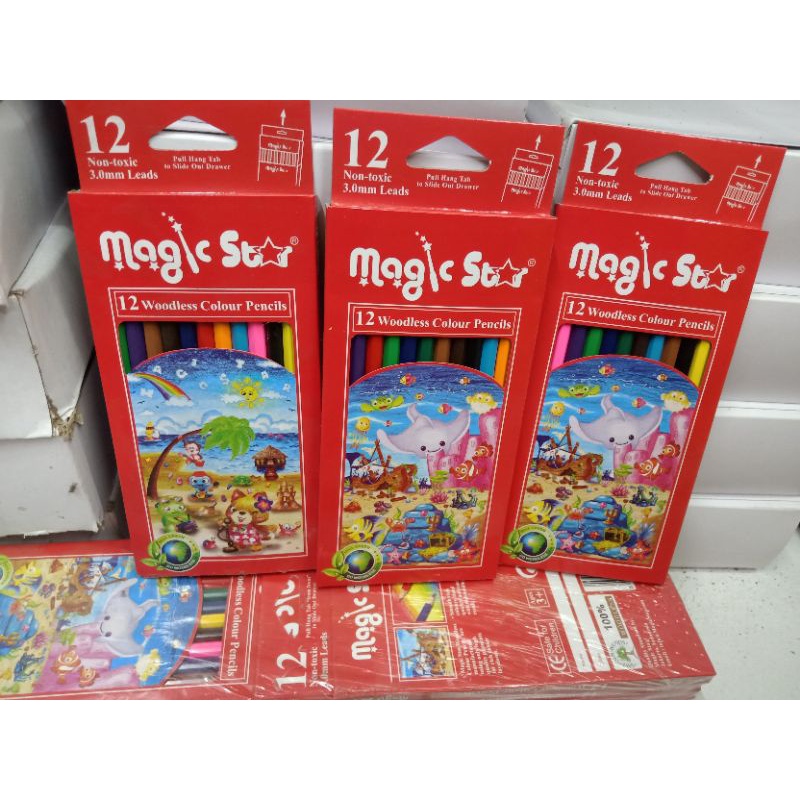 

pensil warna magic star panjang