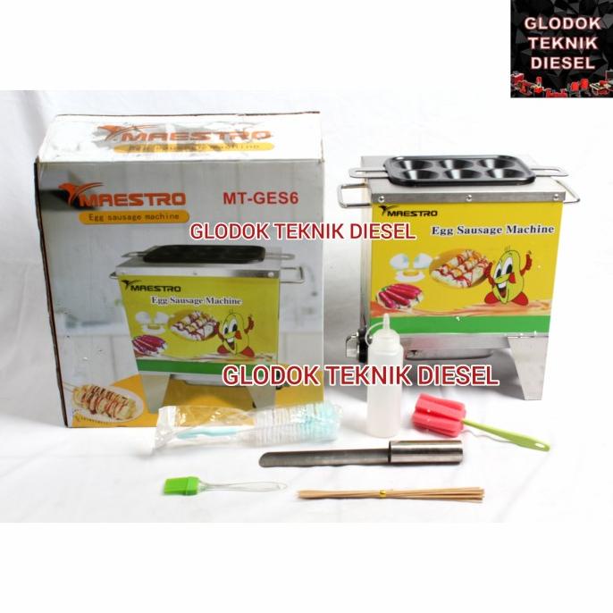 BEST SALES MESIN SOSIS TELUR SOSTEL 10 LUBANG GAS MESIN SOSIS TELOR ORIGINAL