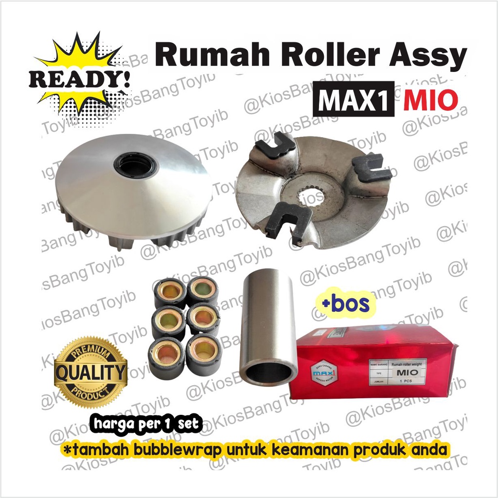 Rumah Roller Weight Assy Tutup Bosh MIO Soul Sporty Smile Karbu (MAX1)