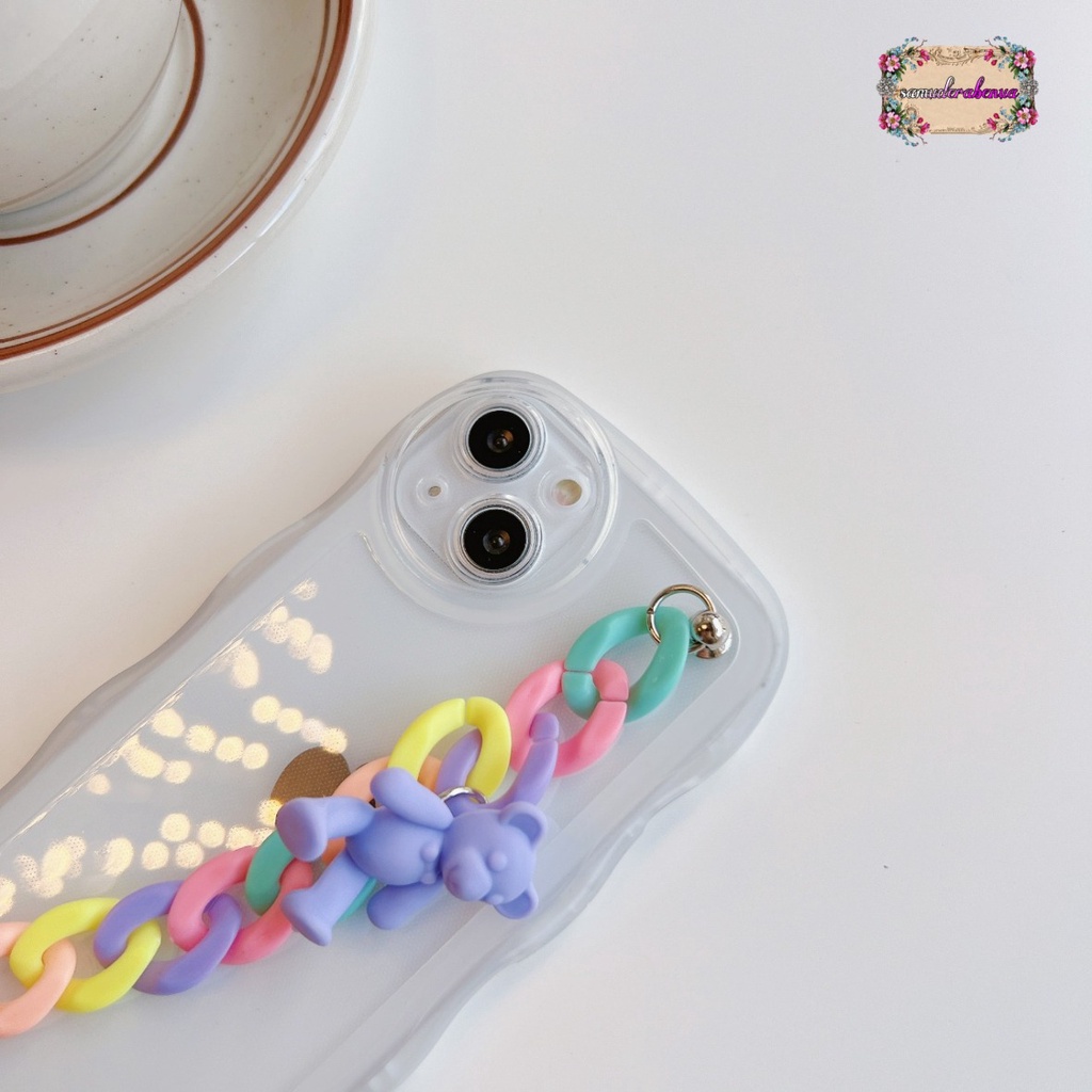 GC01 SOFTCASE GELOMBANG WAVE CLEAR RANTAI FOR OPPO A3S A1K A5S A7 A12 F9 A11K  A15 A15S A35 A16 A16S A17 A17K A36 A76 A37 NEO 9 A39 A57 LAMA A5 A9 2020 A52 A92 A53 A33 2020 A54 A55 A57 2022 A77S SB4708