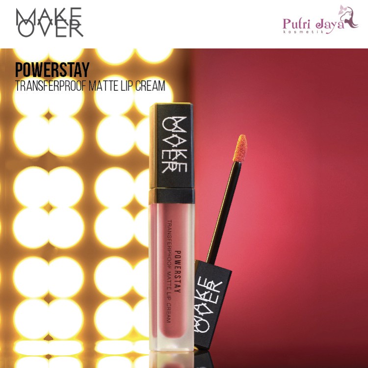 Make Over Powerstay Transferproof Matte Lip Cream | Lipcream Matte 7gr