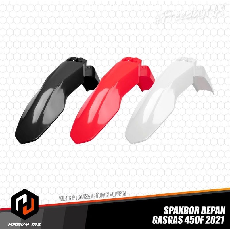 Spakbor Depan dan Papan Nomor GASGAS 450 2021 HRV HARVY MX