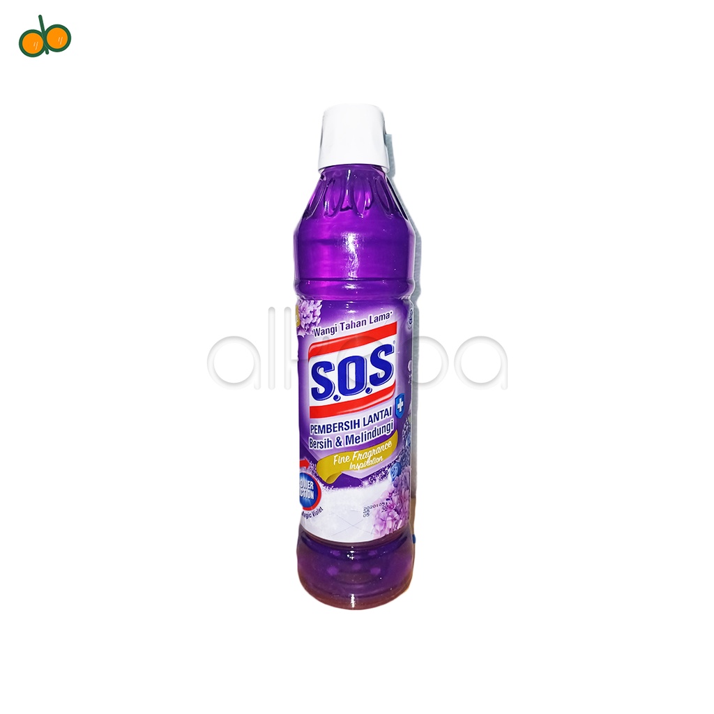 Floor Cleaner Anti Bacterial Pembersih Lantai SOS kemasan botol 800 ml