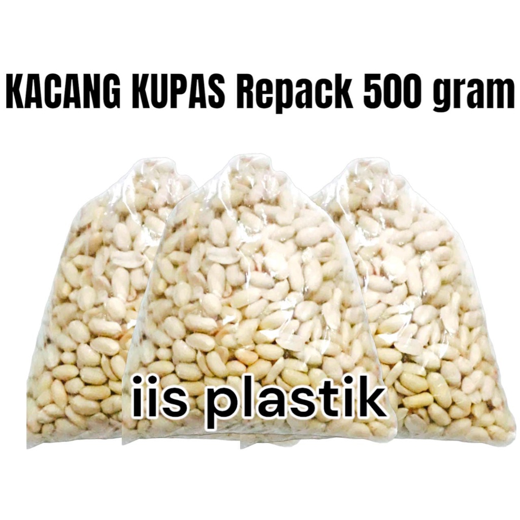 Kacang Tanah Kupas 500gr  repack