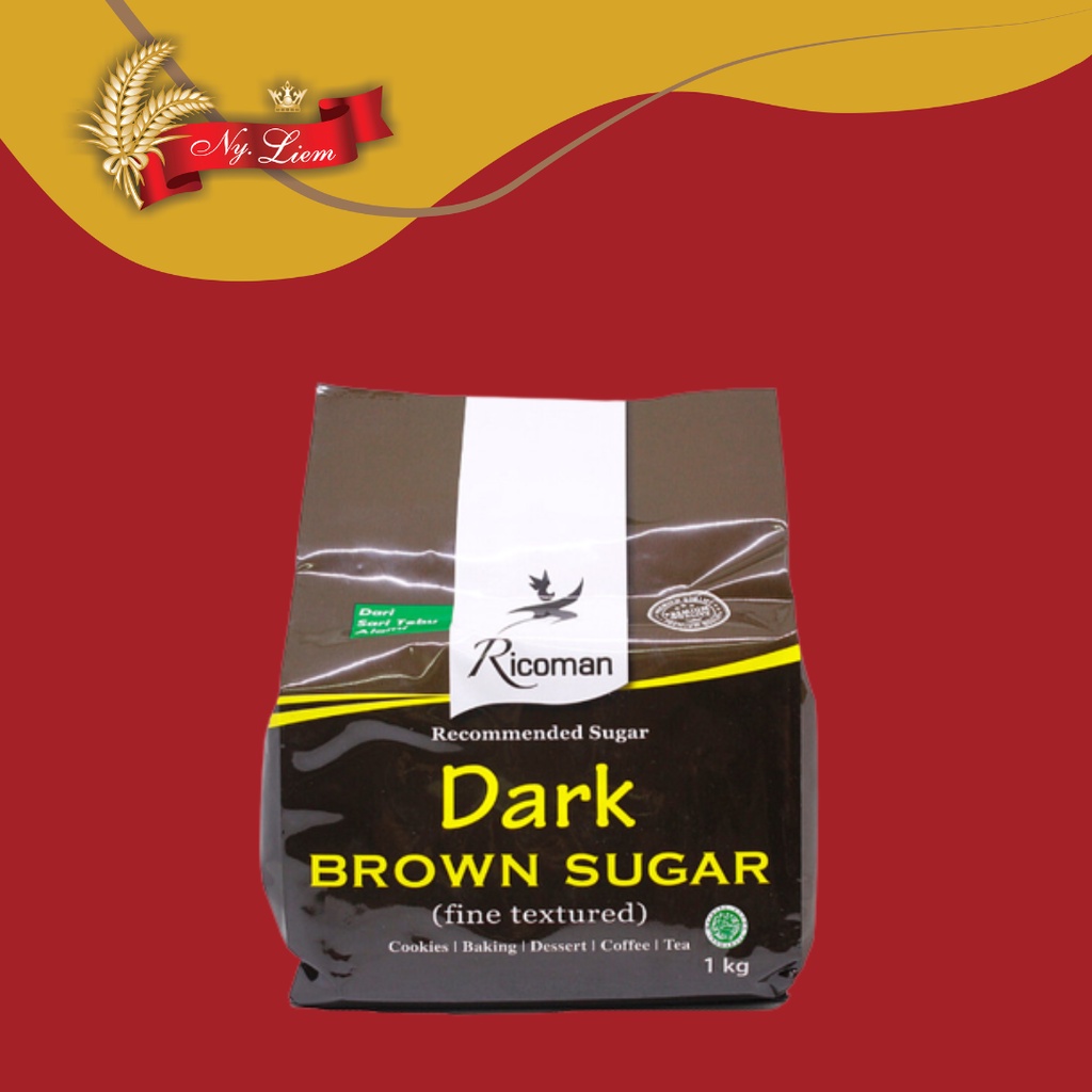RICOMAN DARK Brown Sugar 1 kg