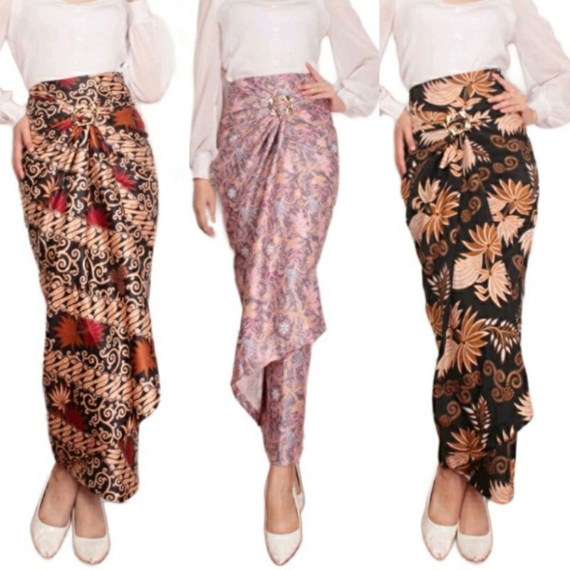 ( 50 Motif ) Rok Lilit Batik Modern Motif Terbaru / Rok Serut / Kain Batik / Rok Kebaya / Rok Batik Floral / Bawahan Kebaya Wisuda Modern