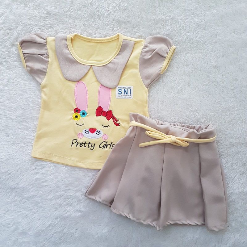 Baju Bayi Pretty Girl Bunny set