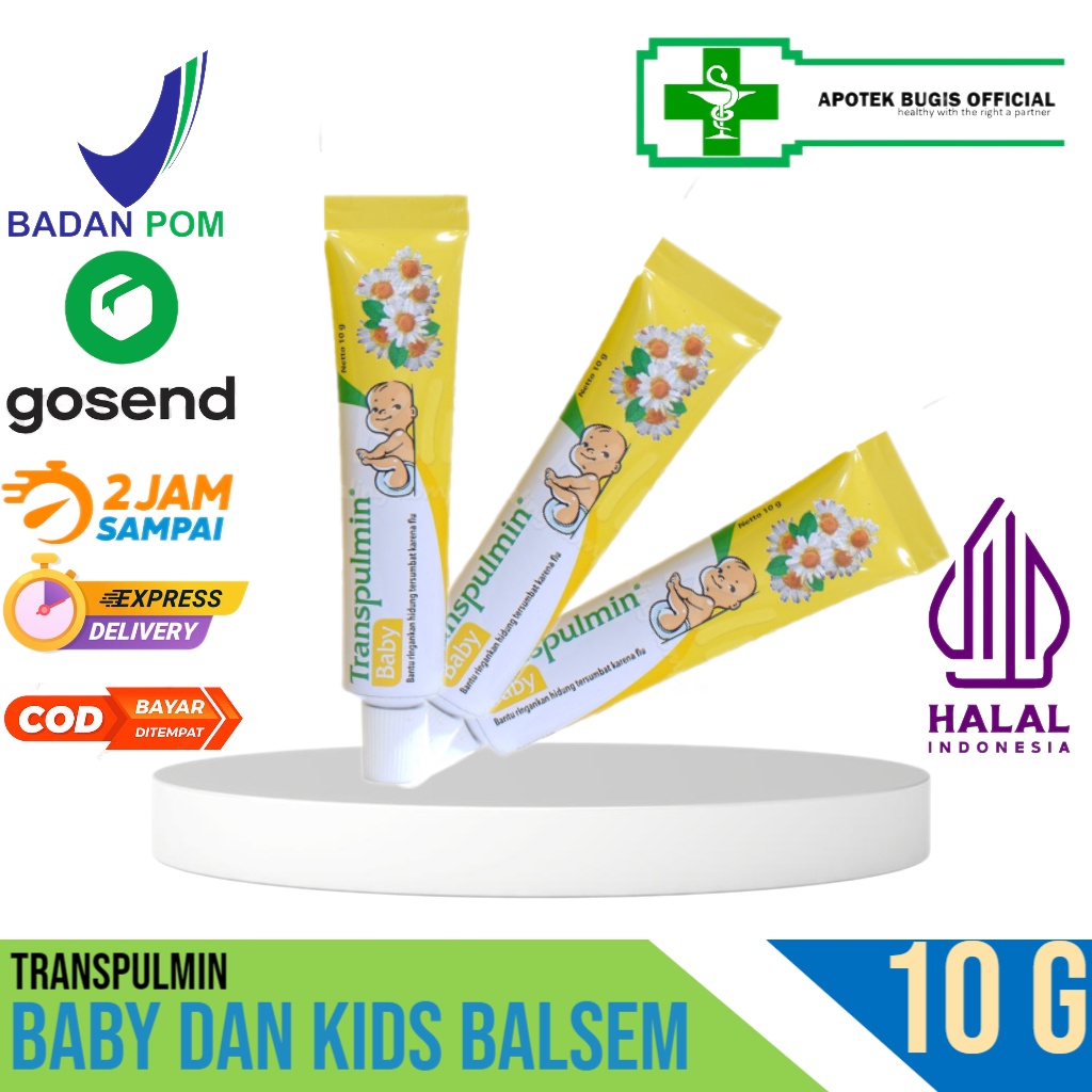 Jessen Transpulmin Baby dan Kids Balsem 10g dan 20g