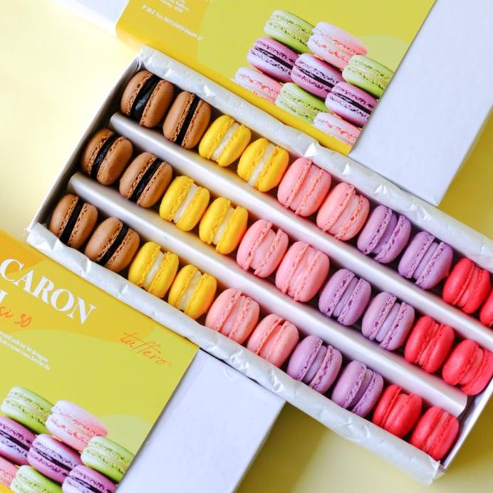 

Discount | KBM|BABY MACARON MINI ISI 30 TEPUNG ALMOND ASLI MACAROON KECIL