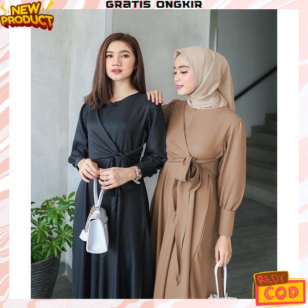 Baju Muslim Model Terbaru Dres Syari Import Premium Pesta Kondangan Baju Gamis Terbaru 2023 Dewasa C