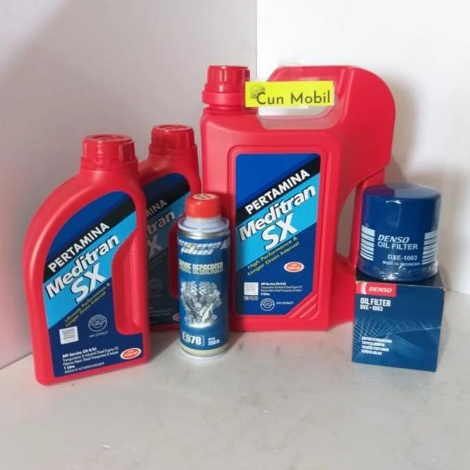 Paket Oli Mesin Meditran SX40 Innova Diesel Hilux Diesel Fortuner (5) separepart mobil berqualitas