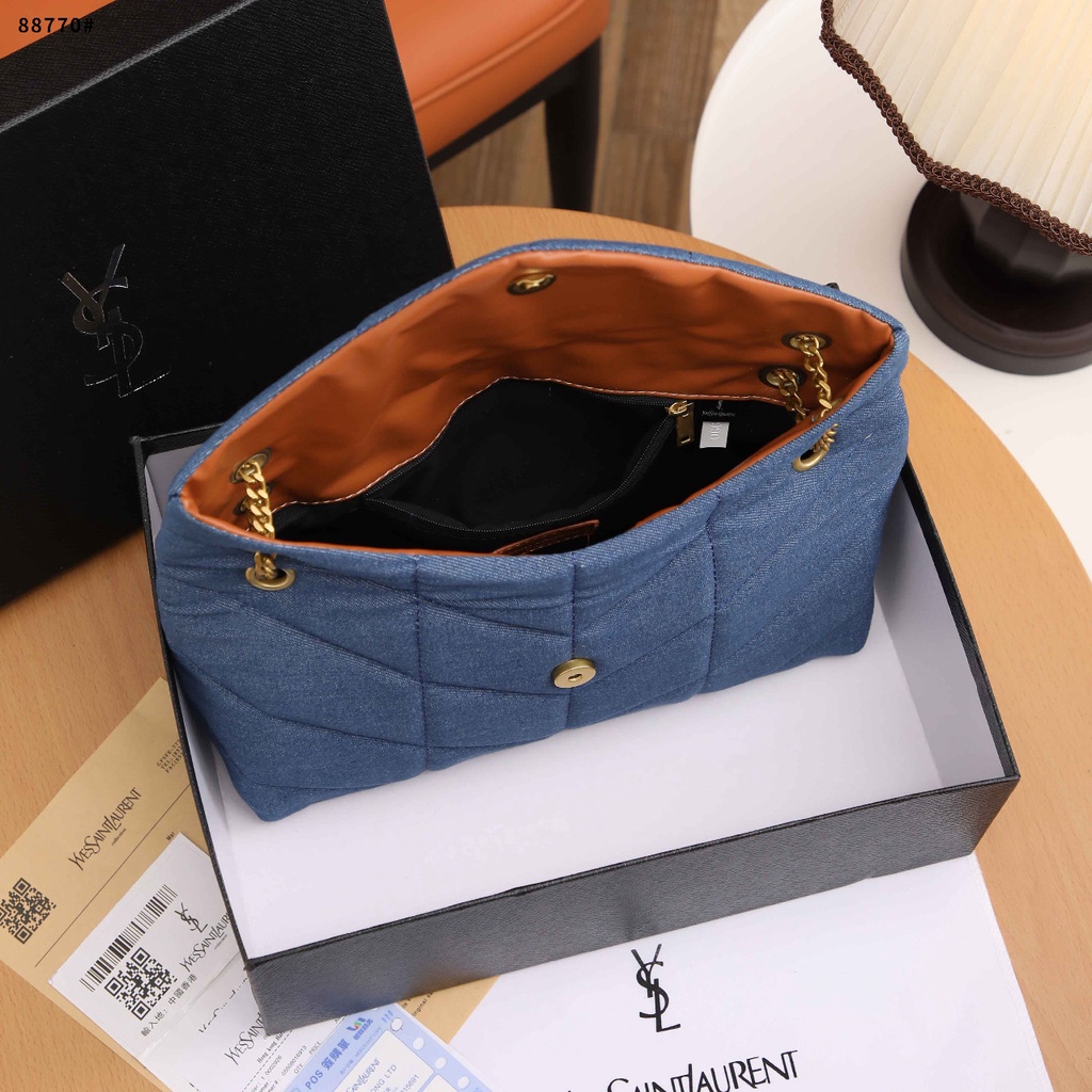 YS Puff Denim Bag #88770