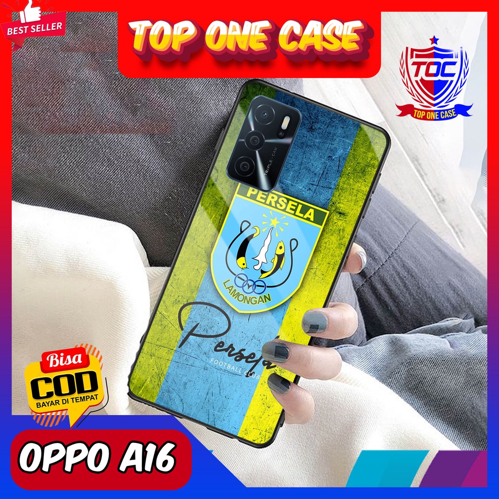 Case OPPO A16 - Casing OPPO A16 Terbaru Top One Case [ MOTIF SEPAK BOLA ] Casing Hp OPPO A16 - Silik