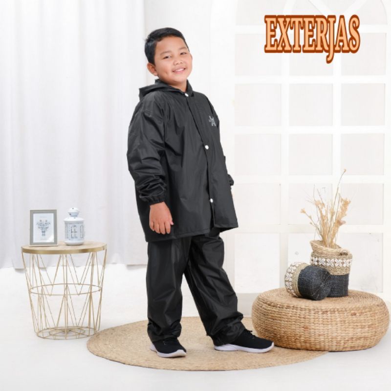 JAS HUJAN EXTERJAS● jss hujan anak /// jashujan anak laki laki// bahan nylon coated PVC, kelebihan dari bahan PVC