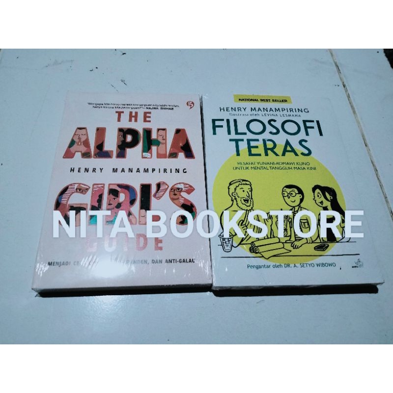 PAKET 2 BUKU -THE ALPHA GIRLS - FILOSOFI TERAS KERTAS BOOKPAPER