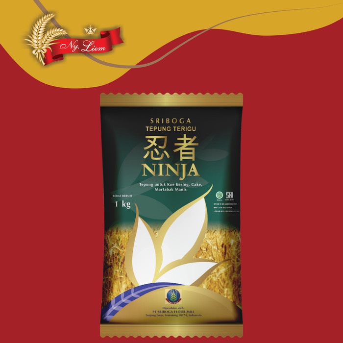 

SRIBOGA Ninja Tepung Kue Kering, Cake, Martabak Manis1 kg