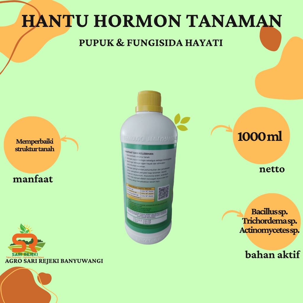 PUPUK HANTU 1LITER TRICHODERMA PEMBENAH TANAH