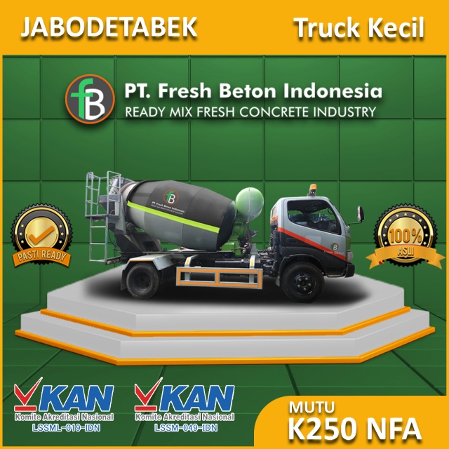 MINI BETON Fresh Beton Indonesia K-250 NFA Terpercaya