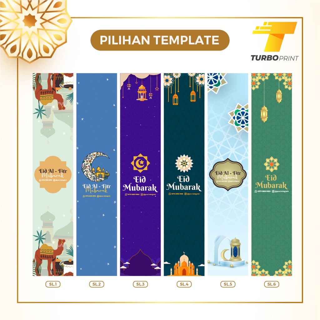 Cetak Sleeve Box Makanan Spesial Ramadhan &amp; Idulfitri Label Hampers Segel Box - Paper Belt Kemasan