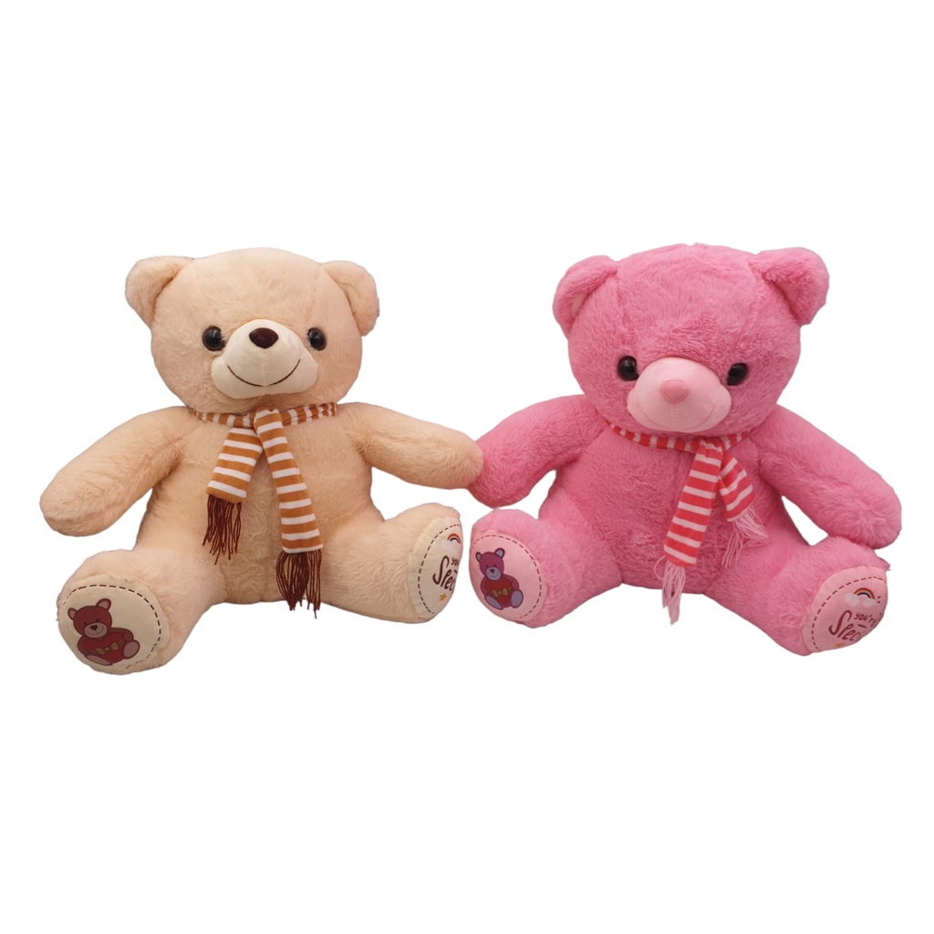 Boneka Teddy Bear Telapak Syal L dan XL/ Boneka Beruang/ Boneka anak Beruang/ Boneka Teddy