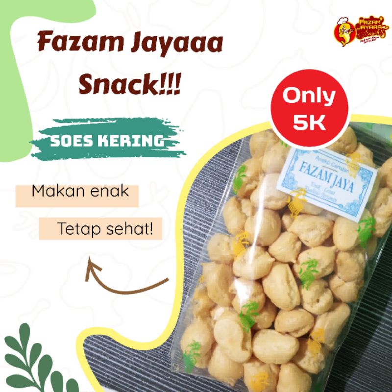 

[Fazam Jayaaa Snack (SOES KERING) ] Aneka Snack SERBA 5000 //camilan Soes kering//jajanan Soes kering//snack Soes kering//makanan ringan SOES KERING