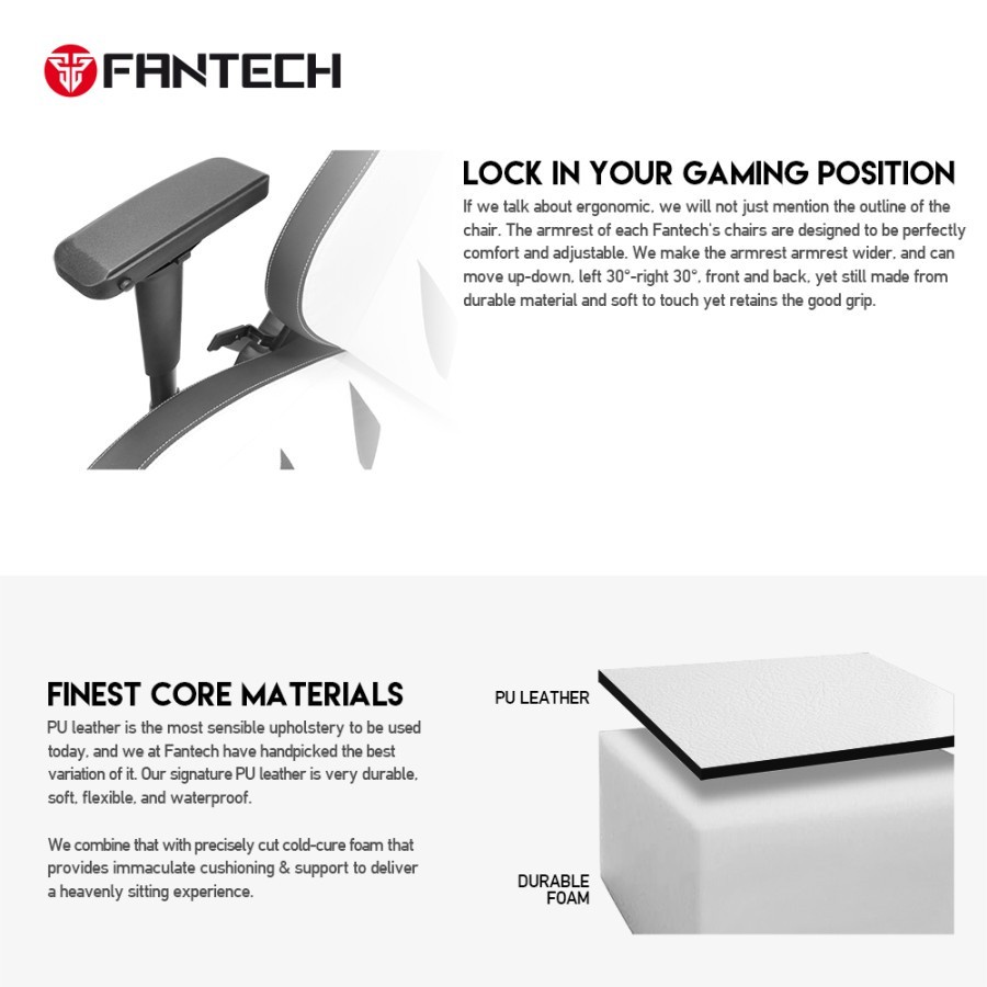 Fantech ALPHA GC283 Kursi Gaming Premium Gaming Chair