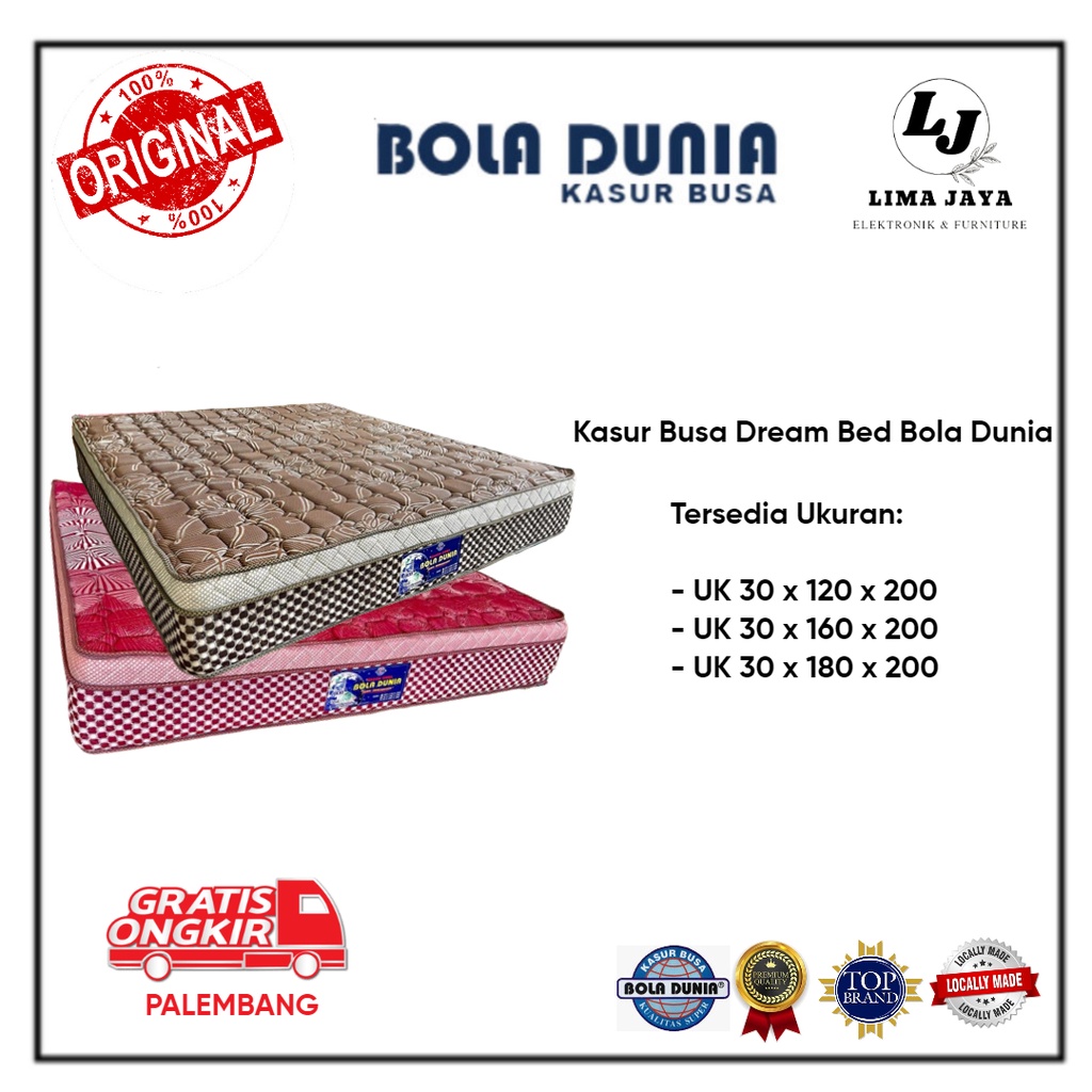 Kasur Busa Dream Bed Premium Bola Dunia Kasur Busa Bola Dunia Kasur Busa Lantai