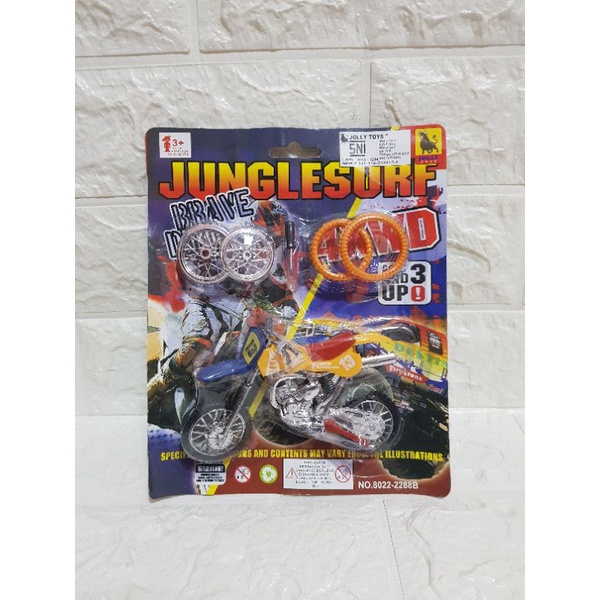 Mainan Diecast Motor Trail Off Road - Diecast Motor Cross Trail