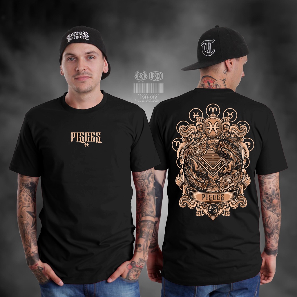 KAOS ZODIAK PISCES NEW EDITION KAOS PAKAIAN TERBARU