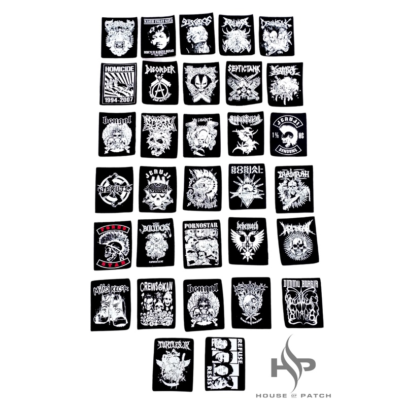 COD EMBLEM, EMBLEM BAND PUNK, EMBLEM KOTAK, EMBLEM PUNK