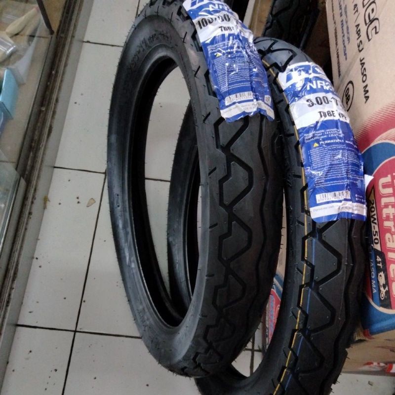PAKET SEPASANG BAN IRC RING 18 TUBE TYPE NR25 RING 18/275-300