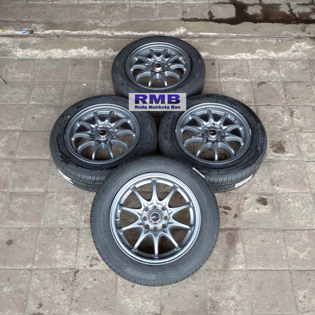 VELG MOBIL BEKAS COPOTAN CE28 RING 15 + BAN 185 65 r15 AVANZA XENIA JAZZ MOBILIO