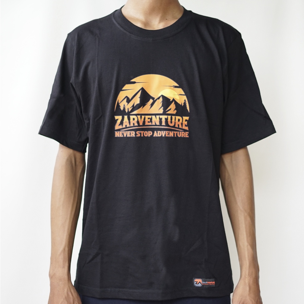 kaos tshirt tema adventure hiking zarventure 1001