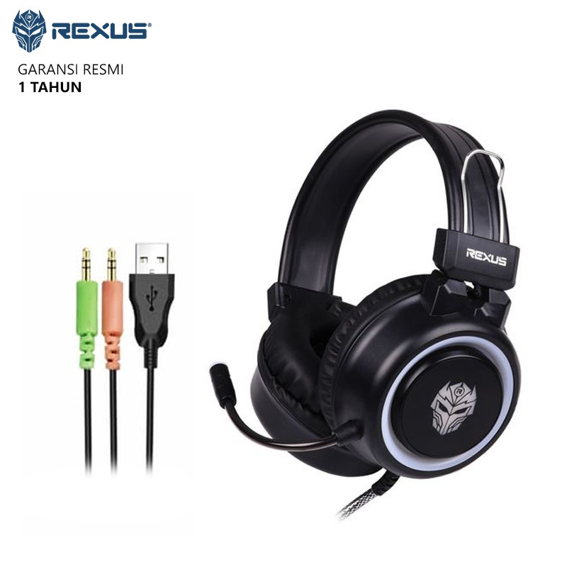 HEADSET GAMING REXUS VONIX F30 LED RGB SPECTRUM REXUS VONIX F30 LED RGB HEADSET GAMING F-30