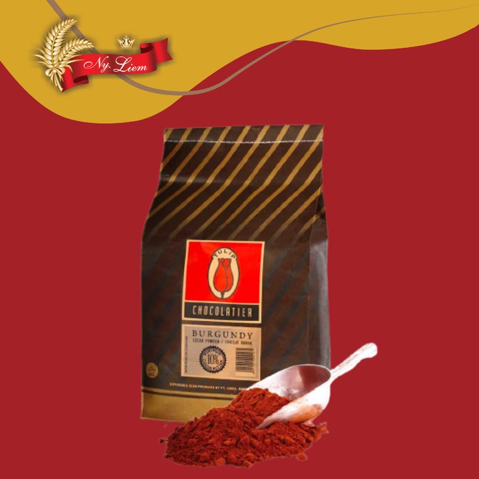 TULIP BURGUNDY Cocoa Powder / Cokelat Bubuk 100 gr #R