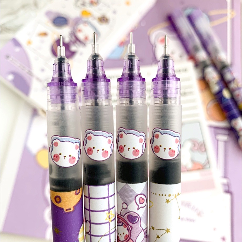 JOS1503 Pulpen Motif Isi 6pcs 0.5MM / Pena Gel Karakter Lucu